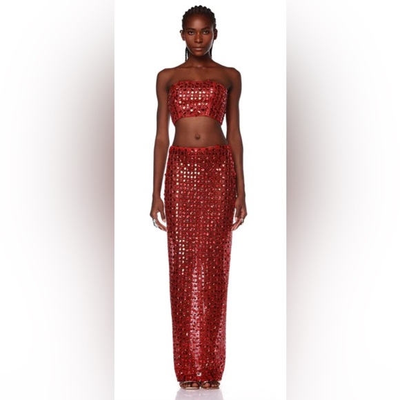 BRAND NEW NEVER WORN BRONX AND BANCO RUBY RED TWO PIECE SET. SIZE US 8/L. - Picture 6 of 8